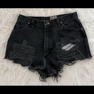LF black  high waisted shorts first of a kind sz 27